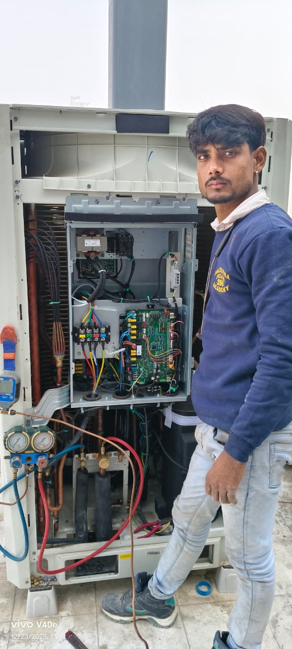 HVAC electrical panel inspection