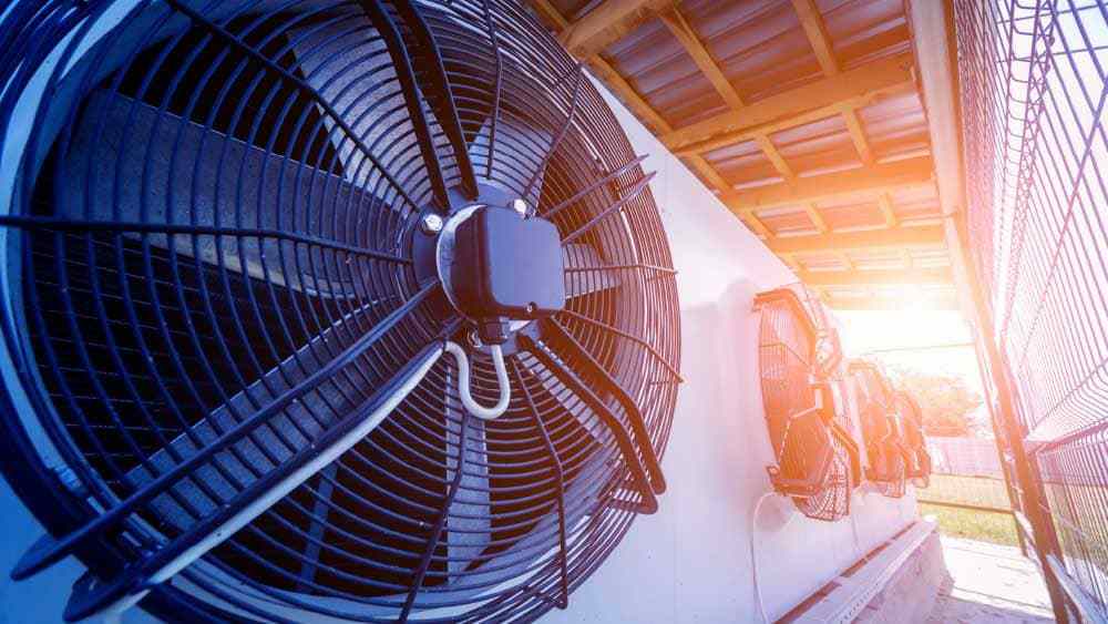 Commercial HVAC condenser fans and controls
