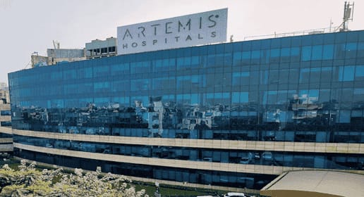 Artemis Hospital building exterior
